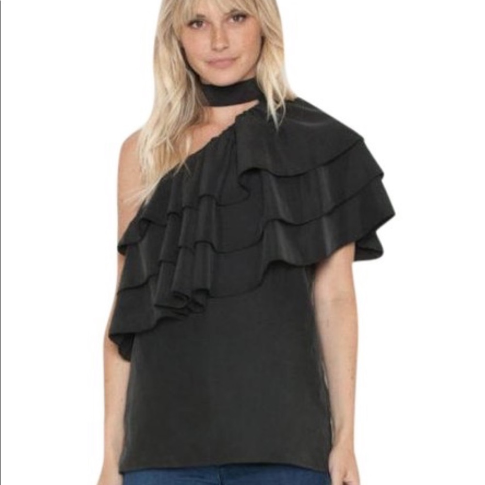 Parker Smith Black Blouse